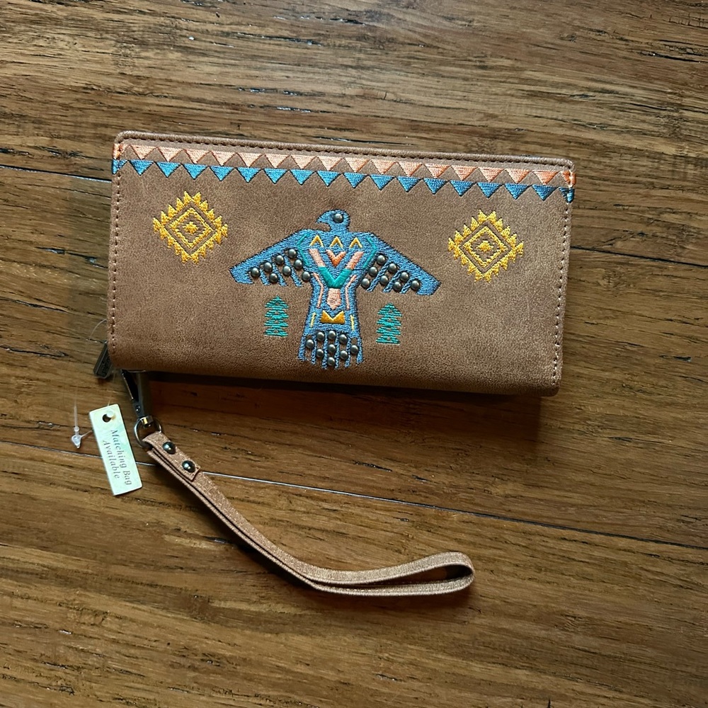 Wrangler brand brown wallet